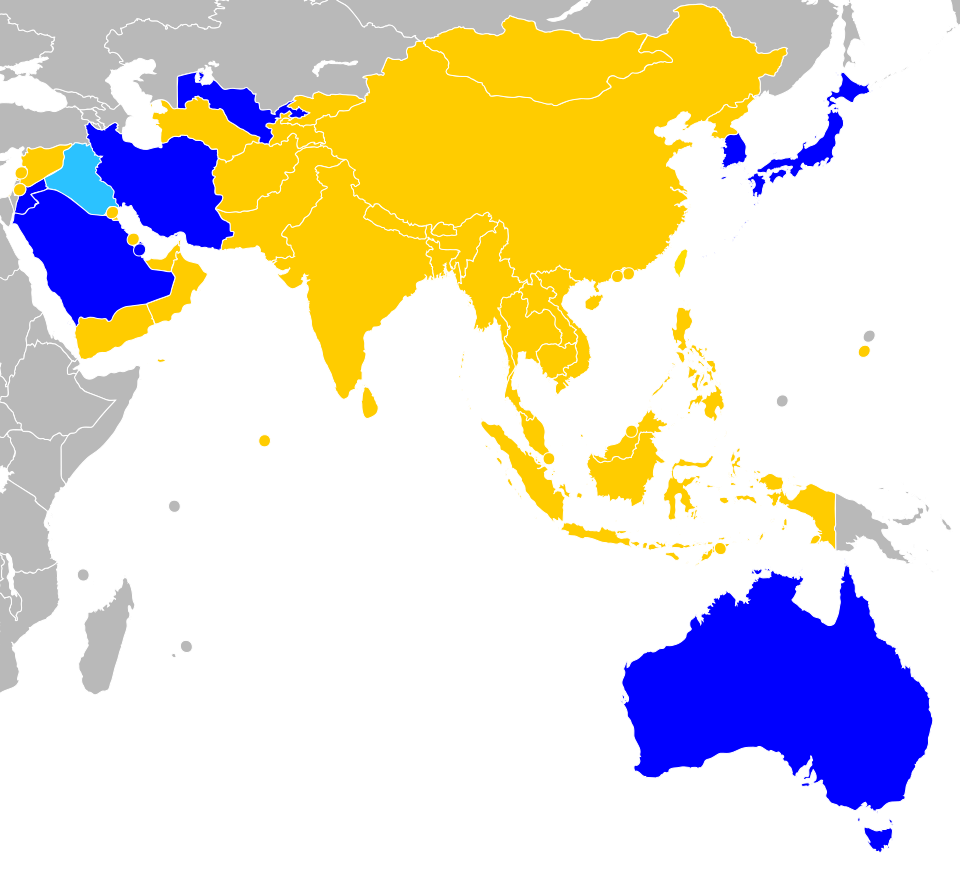 AFC World Cup 2026 qualification structure diagram (Round 1–5)